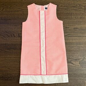 Janie and Jack Girls Geometric Floral Sleeveless Shift Dress - Size 10 - EUC